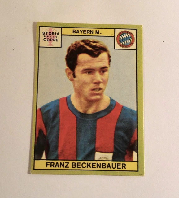 AUTOGRAFO Franz Beckenbauer Panini Fussball 91 Nr. 405 Bayern GERMANY