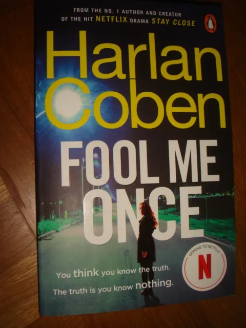 HARLAN COBEN "Fool Me Once" paperback, as new