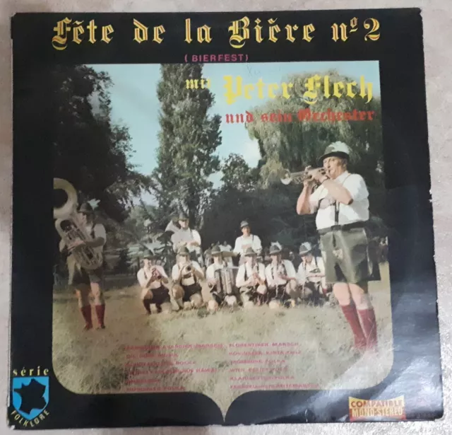 33 tours Peter FLECH Disque Vinyle LP 12" FETE BIERE N° 2 Bierfest - AFA 20727