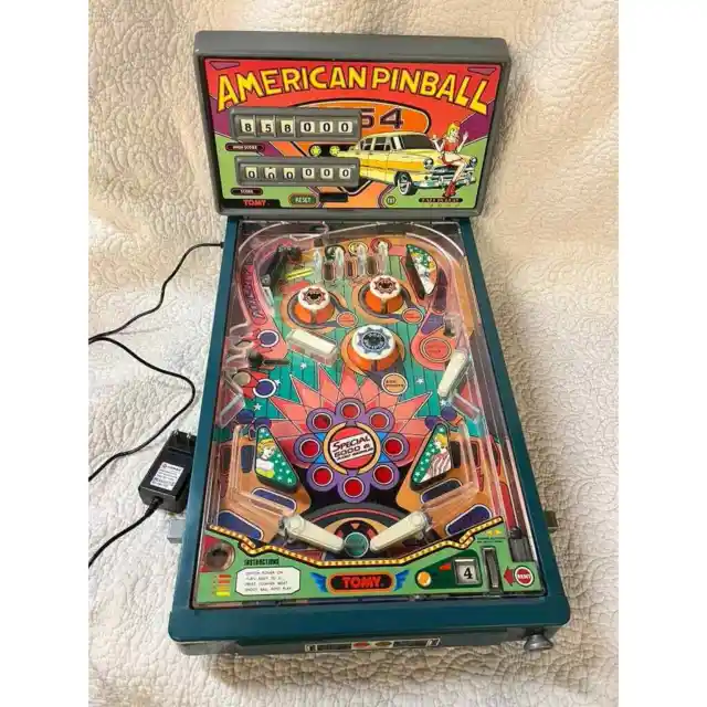 Tomy American Electronic Tabletop Pinball Machine PARTS READ DESCRIPTION