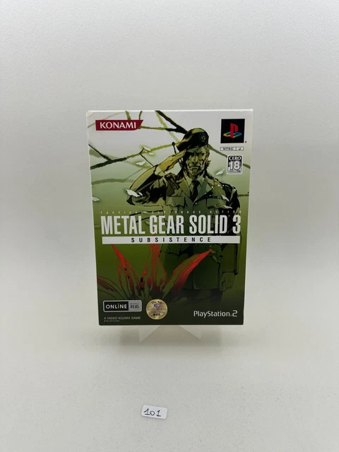 Metal gear solid 3 snake eater PS2 JAP - Jeux vidéo