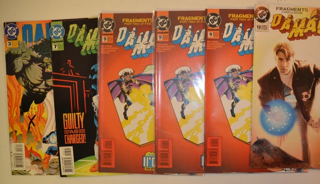 Damage Lot of 6 #3,7,9 (x3),12 DC Comics (1994) VF/NM 1st Print Comic Books