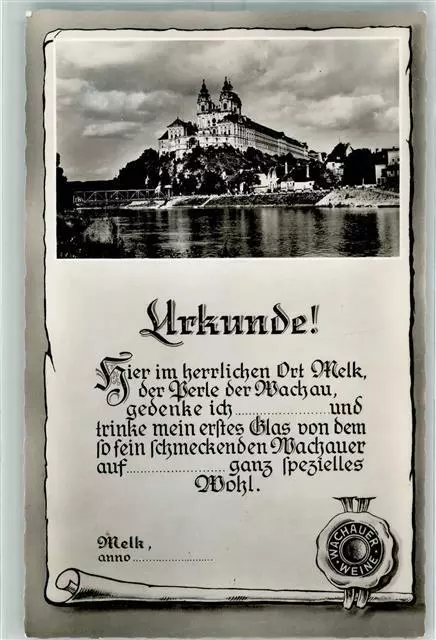 10401541 - Melk Urkunde Melk, Bezirk