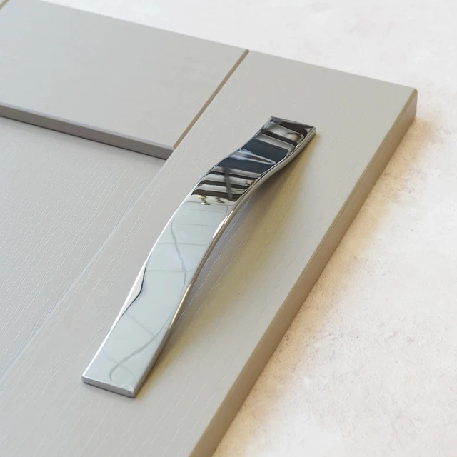 160mm Kitchen Cupboard Handle Polished Chrome Cabinet Door Drawer Wardrobe Pull