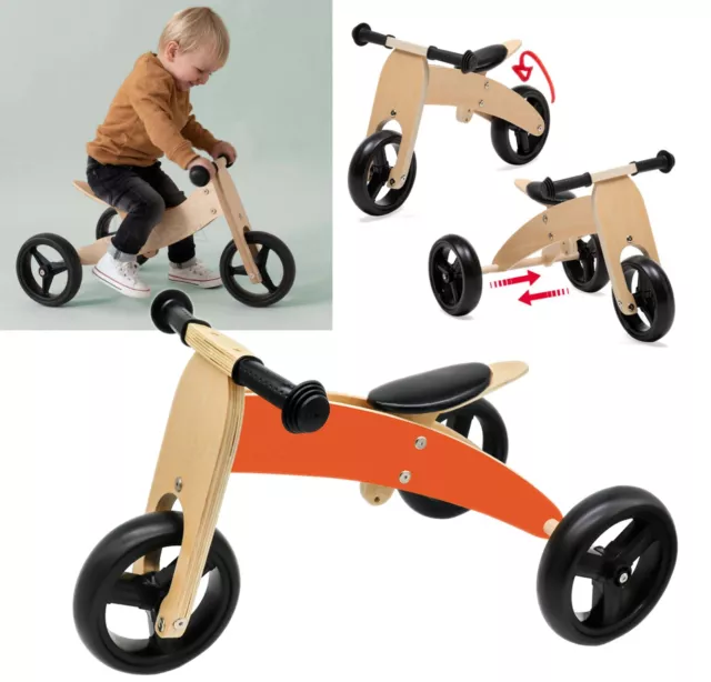 Bicicleta de Madera para Niños Animales Montar Balance Bici Sin Pedales