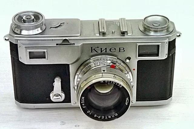 Film Camera Kiev 2 50s Jupiter 8M Vintage Cameras Rangefinder Contax copy USSR..