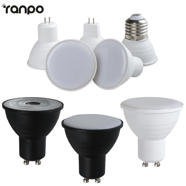 Ampoules LED GU10 3W - Blanc Chaud, Blanc Jour Ou Blanc Froid - 240V - Économiques & Longue Durée