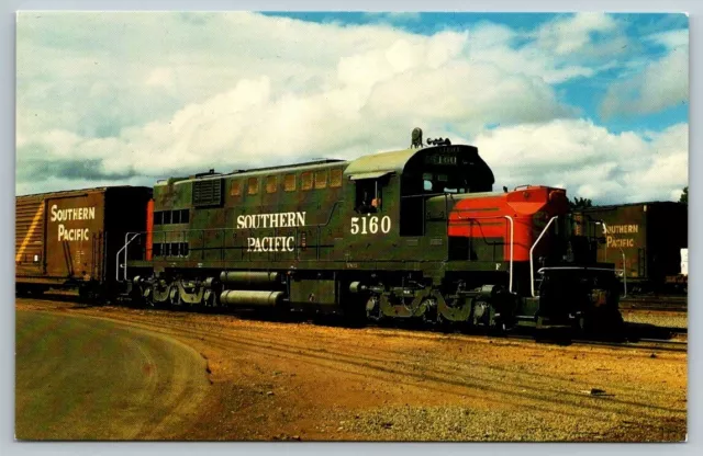 Southern Pacific Train Railway RR Railroad Train Locomotive  Postcard
