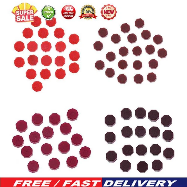 100 piezas Sello de Cera Granular Multicolor Vintage Octágono Hecho a Mano para Decoración de Sobre
