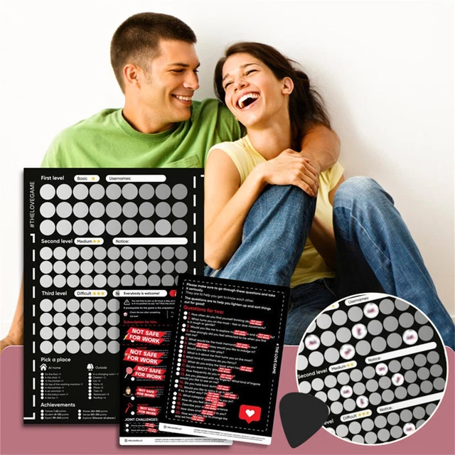 100 Date Ideas Scratch Off Poster,Couples Dating Night Ideas, Dating Night Games