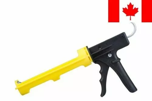 Dripless ETS2000 Contractor Heavy Duty Ergo Composite Caulk Gun with 10-Ounce...