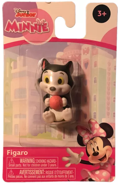 Disney Junior Minnie Mouse Pet Figaro Collectible Mini Figure Toy ~ Cake Topper