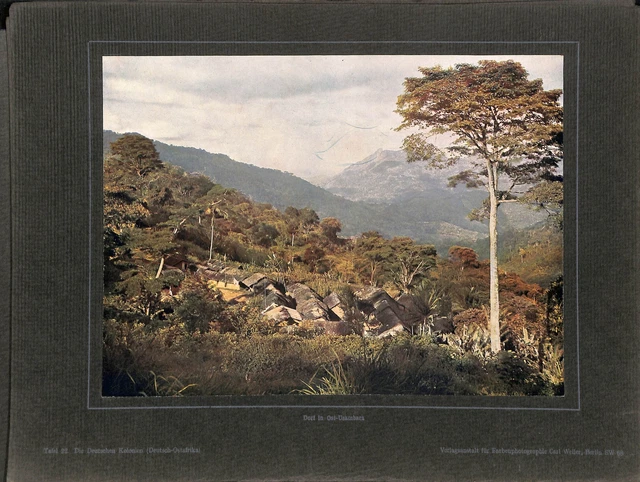 (n2304041)   usambara ost deutsch ostafrika Deutsche Kolonien gedrucktes Fa