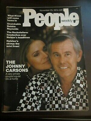 People Magazine November 1974 Johnny Carson No Label P K
