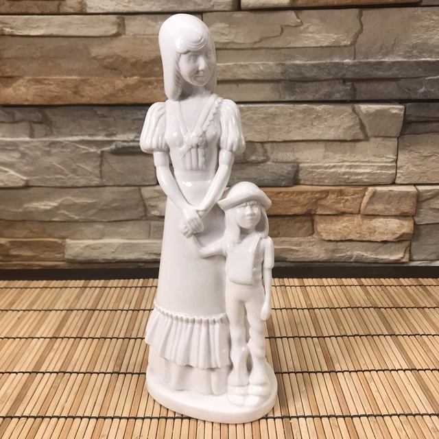 Spode Bone China ""Mutter und Kind"" Figur von Pauline Shone, 10 3/8"" groß