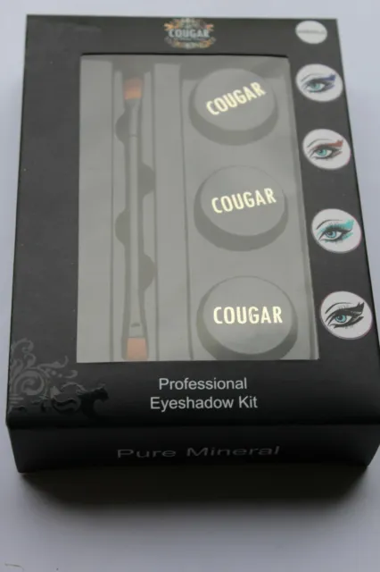 Cougar Paula Dunne Pure Mineral Professional 4 piece Eye Shadow Kit EMERALD