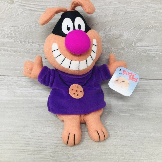 Vintage 1997 General Mills Cookie Crisp Chip Hound 9” Plush Breakfast Babies