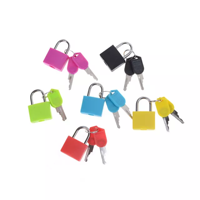 Hot sale Small Mini Strong Steel Padlock Travel Tiny Suitcase Lock with 2 K*_*