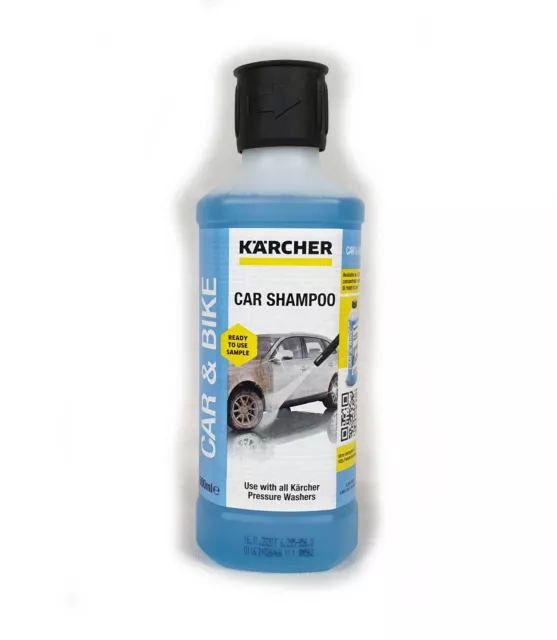 Kärcher Autoshampoo Reinigungsmittel Car Shampoo Konzentrat 500 ml ergibt 5 L