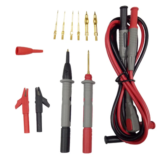 ELECTRICITE -MULTIMETRE, Test Pen And Clip C--Testeur De Multimètre, Sonde De Plomb, Aiguille En