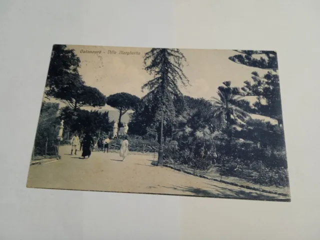 Catanzaro: Villa Margherita - Cartolina 1928