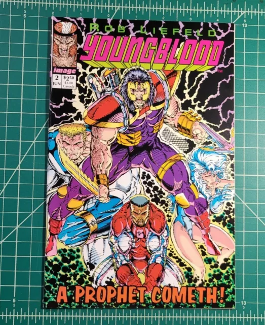 Youngblood #2 (1992) 1st App Prophet & Shadowhawk PINK Variant Image Liefeld VF