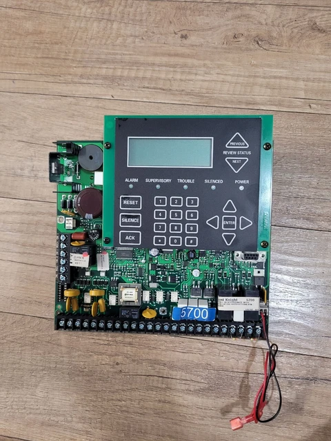 Fire Alarm Control Panel ,Silent Knight ,Model Sk-5700 V 10.05. ( Addressable).