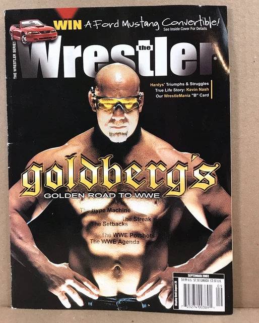 Wrestler Magazine Goldberg The Hardys And Kevin Nash September 2003 WWE   a12