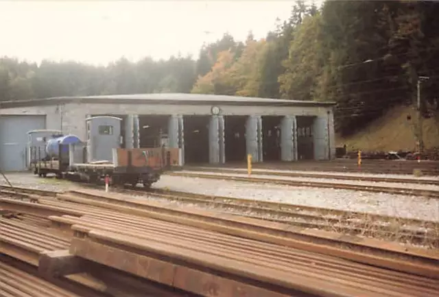 Foto alte Bahnanlage 10/1988 ca. 11x7,5cm ubh3661e