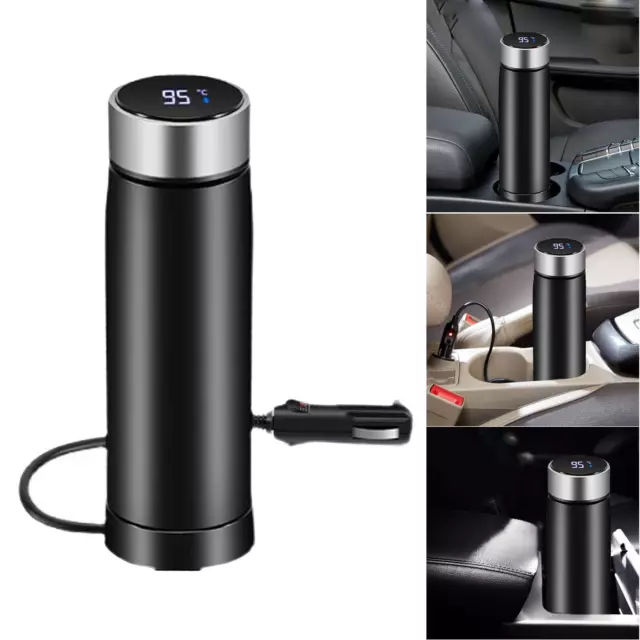 12V 24V Car Heating Cup LCD Display Intelligent for Coffee Milk