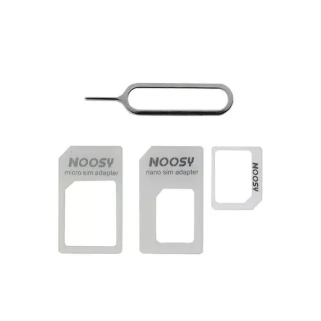 Nano SIM Card to MICRO Standard SIM Adapter converter SET For iPhone&Samsung A14