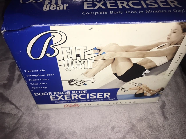 BALLY TOTAL FITNESS Door Knob Rope Exerciser Complete Body Tone open box 30.00 PicClick