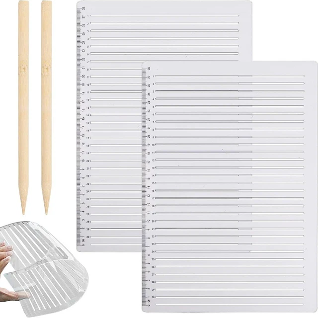8MM STRAIGHT LINE stencil drawing straight line template for Journaling ...