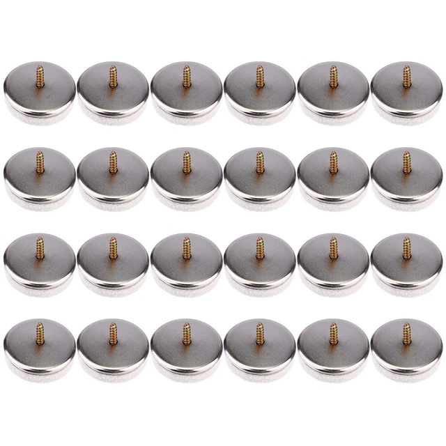 24 pièces en feutre Meubles mobiles Coussins de chaise ronde