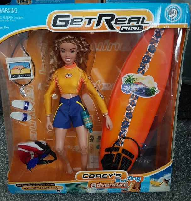 Get real girl フィギュア Corey’s surfing Vintage GET REAL GIRL - Corey's Surfing Adventure - Original