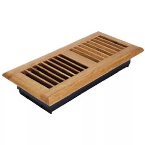 UNITED STATES HDW/U S HA 4x12 Oak Louv Register (RG2195)