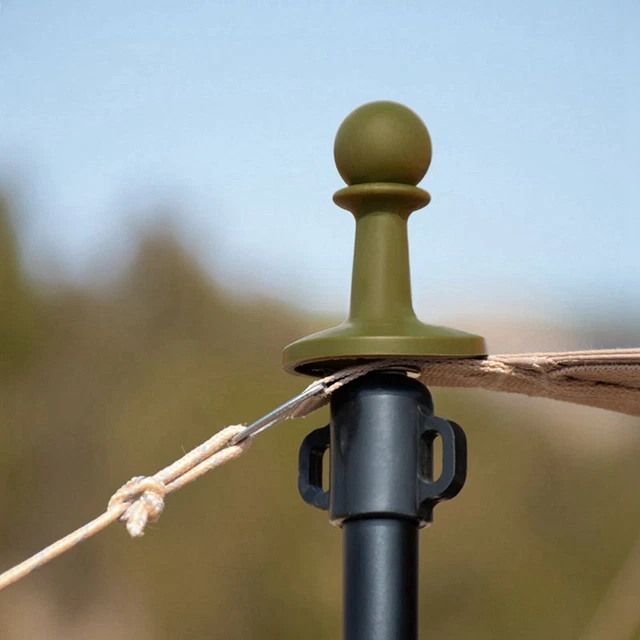 Accessories Awning Rod Hat Support Bar Camping Tent Poles Lightning Proof Cap