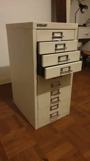 Vintage BISLEY metal filing cabinet / drawer [Read Description]