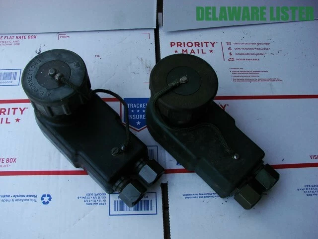 *US Military Army Radio Truck Vehicle Humvee M998 Slave Cable Ends/Feet 24V Plug