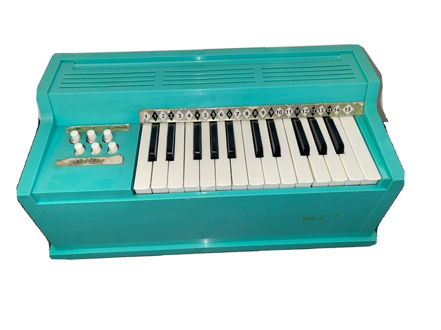 Vintage Mint Green ROSEDALE Electric Chord Organ Working Condition