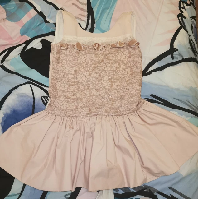 La marquesita Real Traditional Spanish designer Dress dusky Pink Age 7-8-9 party