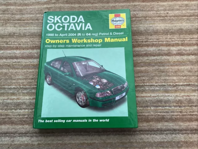 Haynes Manual Skoda Octavia H/Back & Estate 1998-2004 (R-04 Reg) Petrol & Diesel