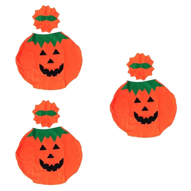 3 set di adorabili vestiti di zucca adorabili costumi di Halloween Decorative