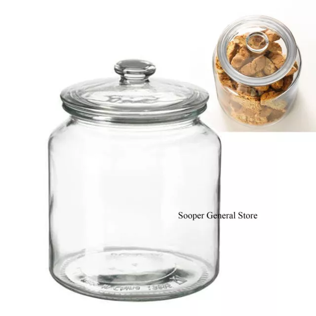 Small Big Glass Jar Spice Herb Dry Fruit Oil Cereal Mini Mason Airtight Lid Ikea