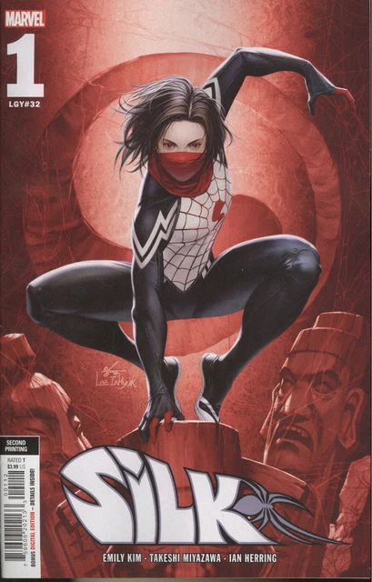 Silk #1 2Nd Printing Inhyuk Lee Variant Vf/Nm Marvel Hohc 2022