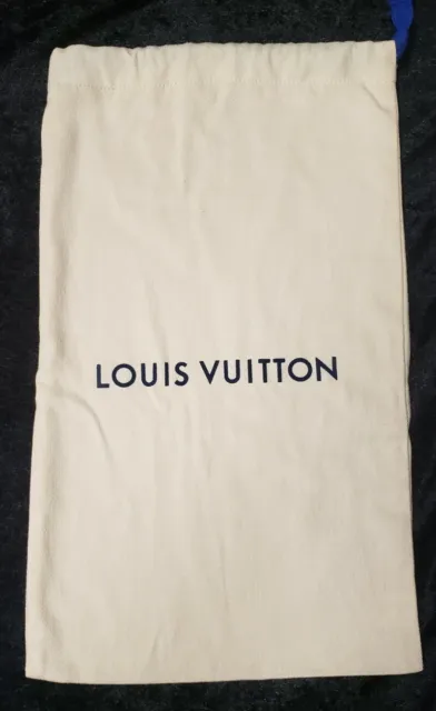 Auténticos zapatos/cartera de bolso Louis Vuitton. Cierre Cinch de viaje/almacenamiento de 9x14,5
