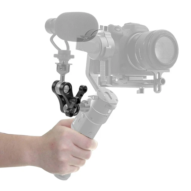 Tripod Butterfly Clip Clamp 1inch Ball Joint Arm 1/4 3/8 Mount for Cameras V1R5 3