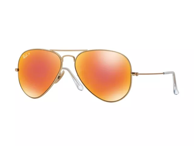 gafas de sol Ray Ban soltar RB3025 AVIATOR GRANDE DE METAL 112/4D Polarizados