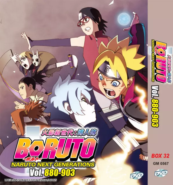 DVD BORUTO: Naruto Shippuden Next Generations BOX 31 Vol.856