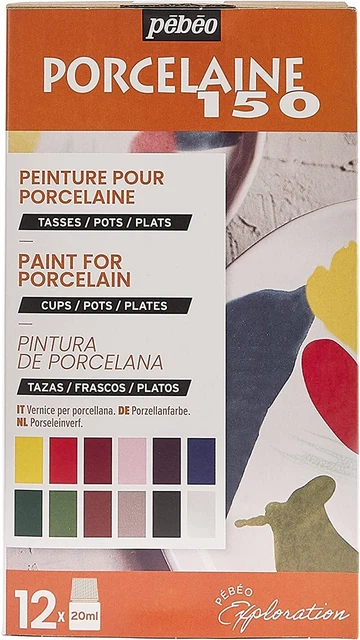 Juego Explorador de porcelana 150 Pebeo 757472, surtido, 12X20ML